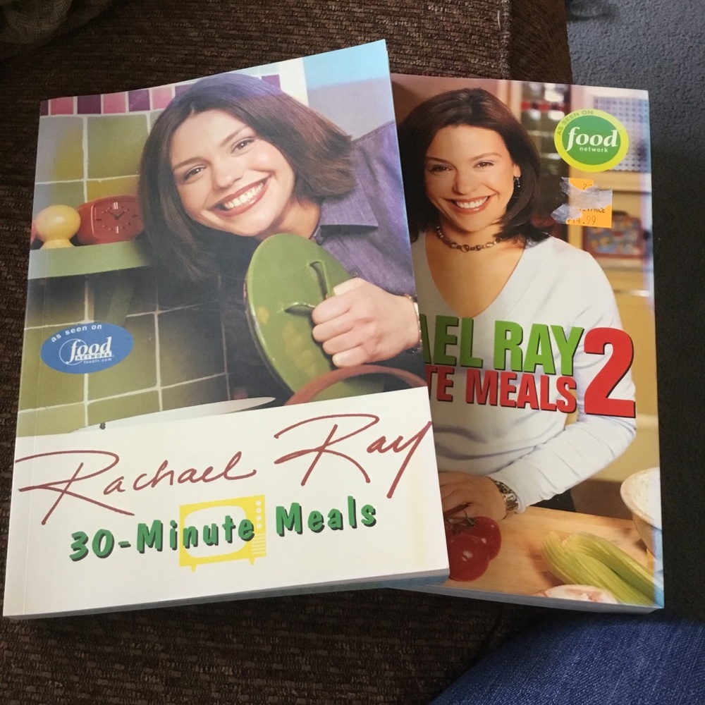 Rachael Ray (2) 30 Minute Meals Cookbooks